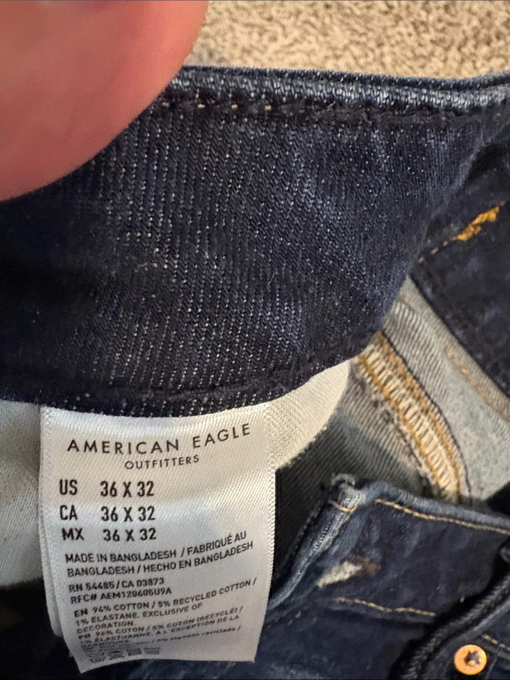 American Eagle Outfitters Men’s Indigo Straight Jeans
